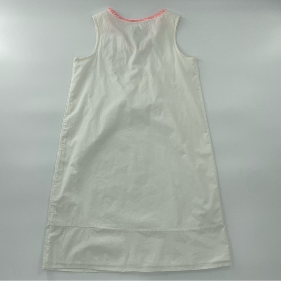 NWT Old Navy Big Girl White and Black Cotton Sheath Dress Neon stitching XL - Picture 7 of 7